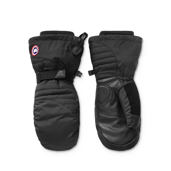 NWT Canada Goose Arctic Down Mitten In Black Sz XS Velcro Closure